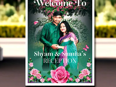 Wedding Flex Designed By Me.(Photoshop) flex design wedding flex