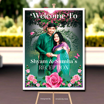 Wedding Flex Designed By Me.(Photoshop) flex design wedding flex