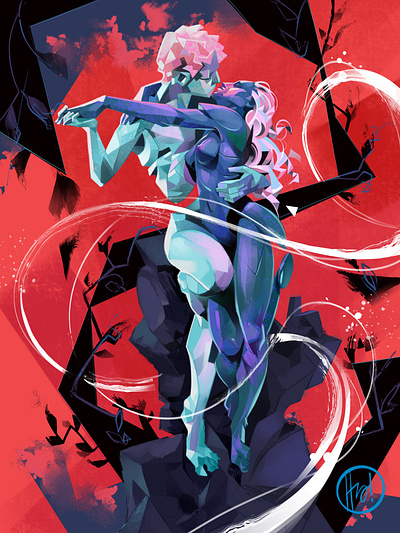 Paradise Lost amore drawing from reference illustration kiss love paradise passion relationship