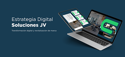 Transformación Digital para Soluciones JV graphic design ui ux website