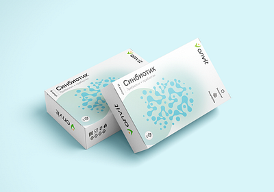 Packaging for Synbiotic Supplement brandidentity branding design guthealthbrand