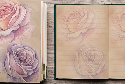 Pastel Rose KDP Interior books decoration kdp interior pages pastel colors rose