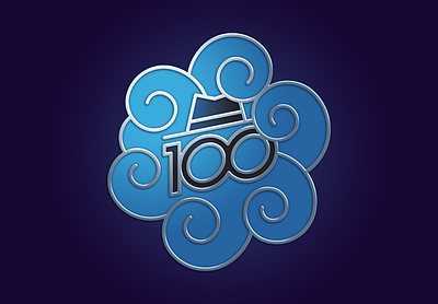 Hookah Boss — Achievement badge 100 achievement badge hat logo medal smoke
