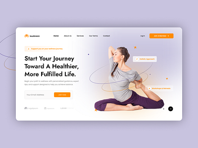 Landing Page UI Design branding classicdesign uiux