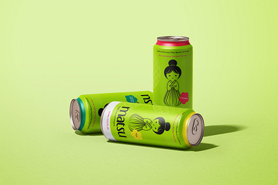 Matsu: Matcha Drink Branding & Packaging Design adobe illustrator beverage packaging branding can packaging design drink packaging graphic design mascot matcha brand identity matcha branding matcha can design matcha logo design packaging design tea branding design tea can packaging visual design