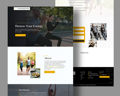 Yoga wellness website design 3d animation branding dribble challange graphic design happy dribble iv drips logo motion graphics sweat 16 therapy website uxui webdesign wix wordpress yoga website