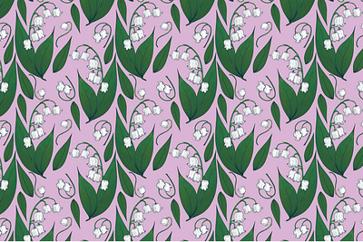 Lily of the valley flower pattern flower illustration pattern