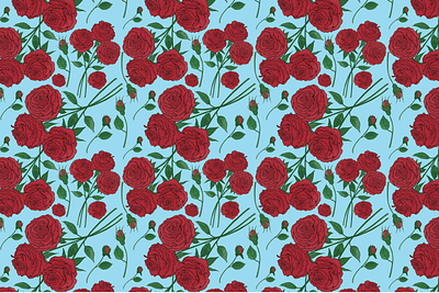 Rose Flower Pattern flower illustration pattern rose