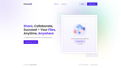 File sharing MVP webapp UI business dashboard file sharing modern mvp ui user interface ux web template
