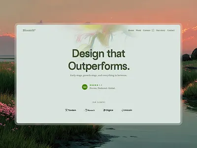 Bloomth - Elegant multi-purpose Framer template clean elegant framer landing modern