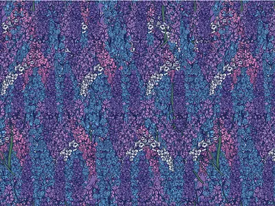 Larkspur Flower Pattern flower larkspur pattern