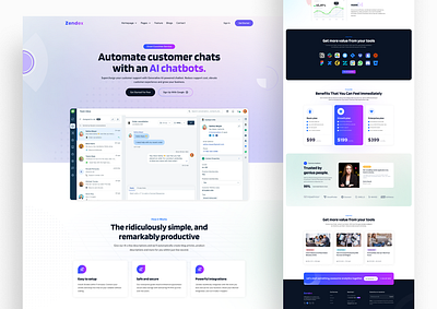 AI Chatbot Landing Page about about us ai ai chatbot blog branding chatbot contact contact us design graphic design gray design landing minimal moraden motion graphics portfolio ui design