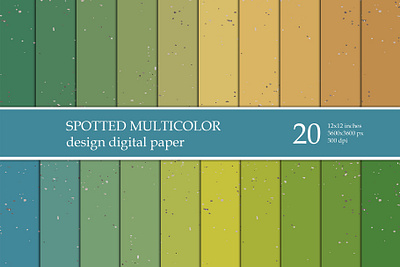 Spotted Multicolor Seamless pattern Digital paper pack 3d animation graphic design motion graphics