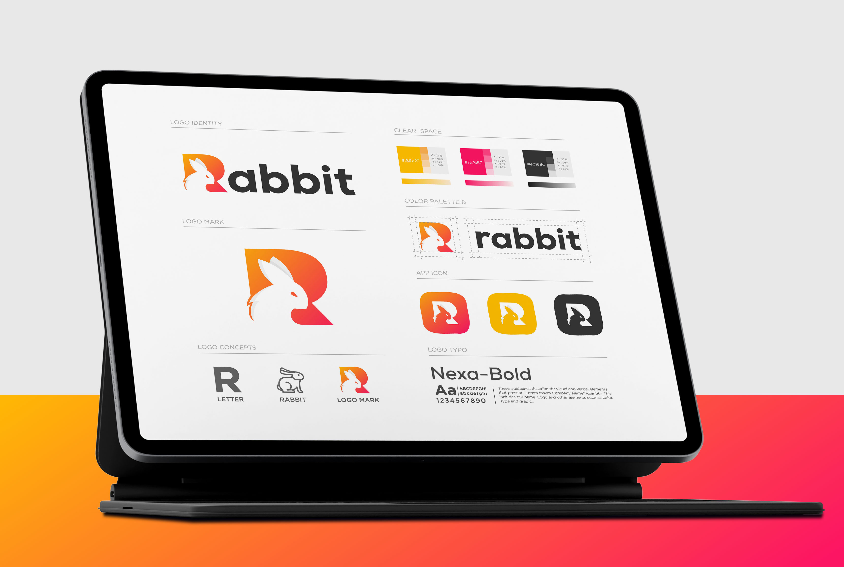 Bunny B letter logo design and brnad Style Guide app icon b bunny logo brand logo brand style guide branddesign brandguide branding bunnny logo bunny b logo design graphic design illustration logo logo and brand identity logo design minimalist logo