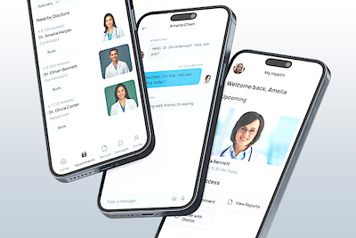 My Health App – Appointment & Messaging UI appointmentapp cleanui designinspiration digitalhealth doctor app doctorapp ehealth health app healthapp healthcare ux healthcareui healthtech medicalapp minimalui mobiledesign neumorphism telemedicine ui