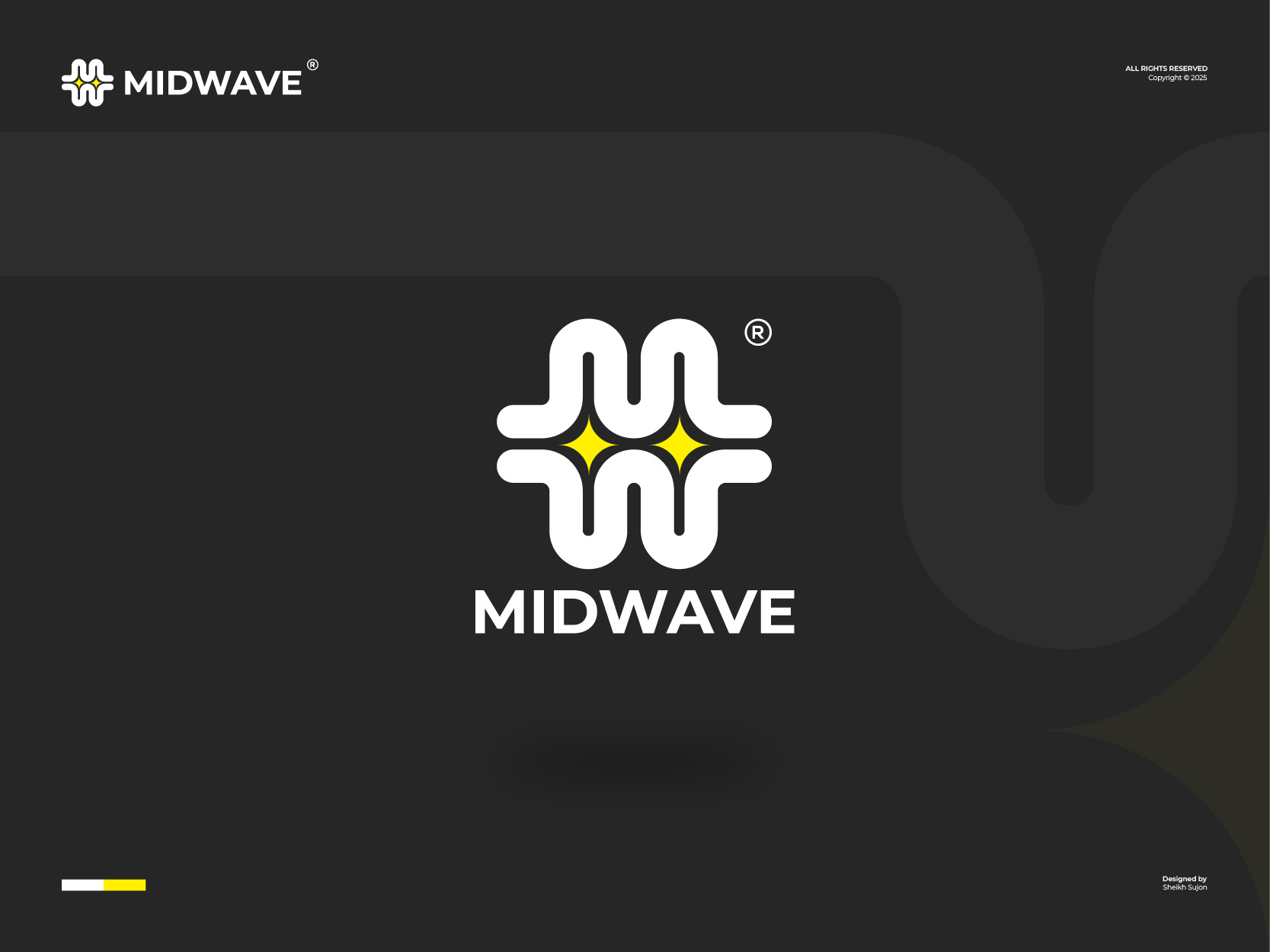 MIDWAVE Logo Design (Unused) branding business logo clean logo custom logo dribbble designer dribbble logo graphic design letter logo letter mw logo logo design logo designer logo maker logo mark logos midwave logo modern logo mw logo simple logo wm logo