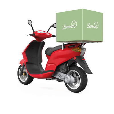 Lemon Moto Delivery app branding design graphic design illustration logo typography ui vector web