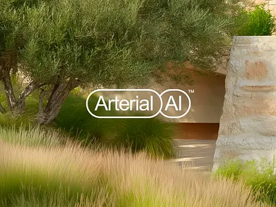 Brand Identity for Arterial AI Platform ai ecosystem ai identity ai platform ai product biomimicry brand identity brand integration branding concept digital health futuristic nature green tech health interface logo system natural contrast organic design tech calmness typography ux ui visual identity wellness platform