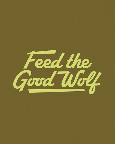 Good Wolf Gear Unused Concepts, 2024 badge brand identity illustration logo moon tagline type typography wolf