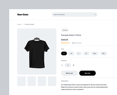 Product Details dashboard e commerce ecommerce product design ux design