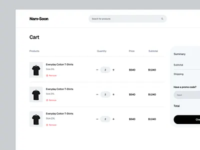 Cart cart product design ux ux design