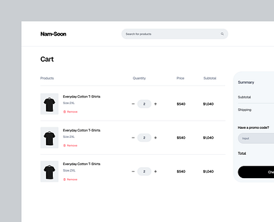 Cart cart product design ux ux design