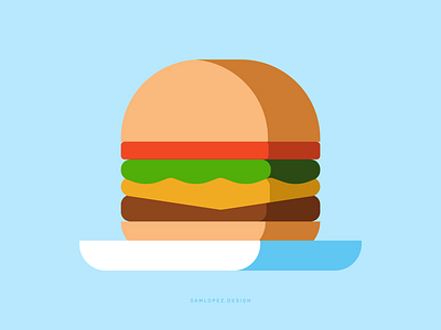 Perfect Burger 🍔 burger food illustration