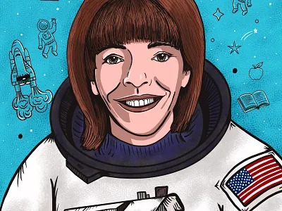 Barbara Morgan Illustraion book illustration illustration portrait