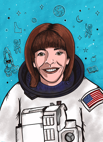 Barbara Morgan Illustraion book illustration illustration portrait