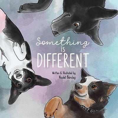 Something is Different Children's Book Illustration childrens book dogs illustration