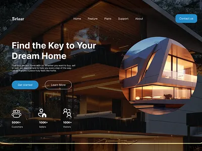 Hospitality hero section