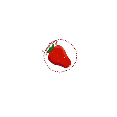 Fruity brand concepts branding design fruit design logo minimal strawberry