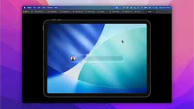 Start a post - Glass effect animation glass ios post text field
