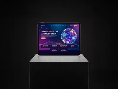 Native DEX Website for Arbitrum