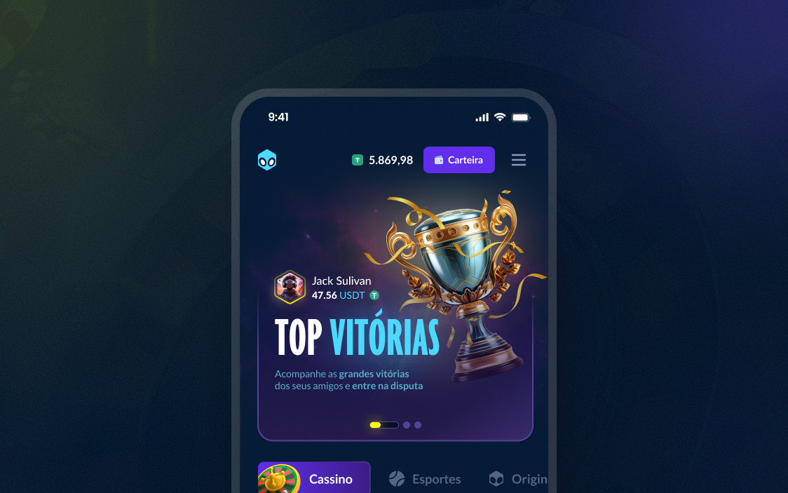 Cassino - Product Design App casino game interface ui ux