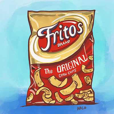 Yummy snack illustration illustration