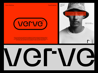 Verve Clothing - Visual Identity brand design brand identity branding clothing brand clothing logo custom logo custom text logo fashion logo logo logo design logo designer logo icon logo mark minimal startup branding typo logo typography logo visual identity