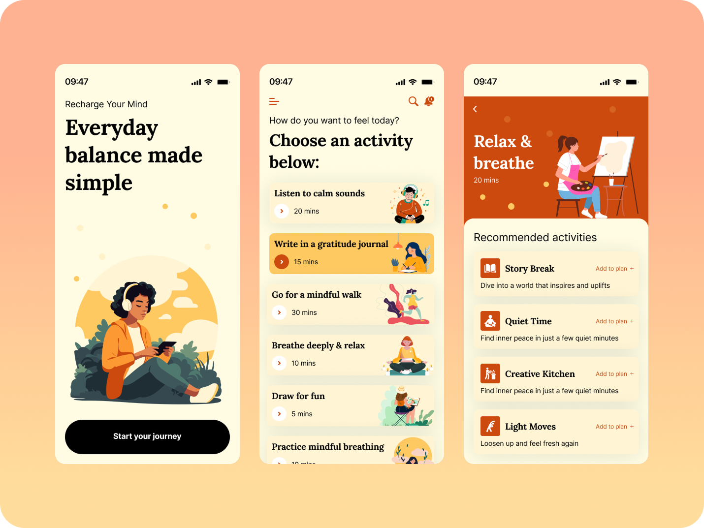 Example of Premium Mobile App UI Design (Figma)