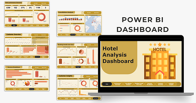 Hotel Analysis Dashboard – Team Project dashboard data analysis iti power bi teamwork