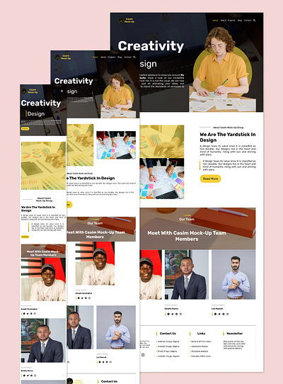 Responsive Portfolio Website Design on Desktop, Tablet & Mobile branding graphic design logo ui