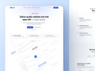Envision - Framer Product Page Template framer landing page product design product page ui ux web design