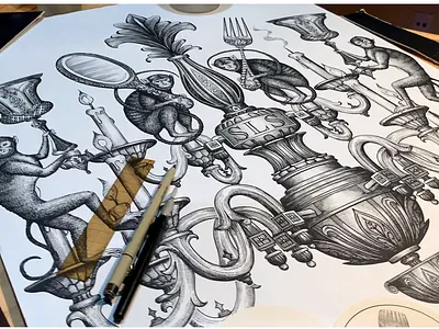 Steven Noble “Hall of Fame” Woodcut Collection II artwork branding design drawing engraving etching illustration ink line art logo pen scratchboard steven noble vintage art woodcut