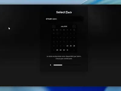 These barbers wanted a cool and minimal booking form developement product ui