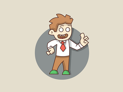 mascot guy illustration design mascot design mascot guy mascot guy illustration thumbs up mascot