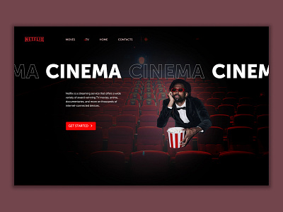 Design concept Cinema design ui ux