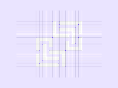 Logo Design Grid - Labyrinth Capture branding design graphic design grid gridlogo logo logocomposition logostructure mazelogo