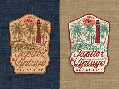 Jupiter Vintage branding company brand logo company branding company logo design graphic design illustration logo typeface vintage design vintage label