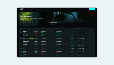 Crypto product design for Pump! blockchain crypto dapp product product design ui ui design ux ux design web3