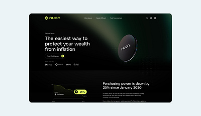Crypto website design for stablecoin blockchain crypto framer product design ui ux web web design web3 web3 design website website design