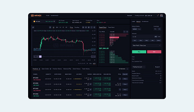 Crypto DEX product design and brand for Infinex blockchain brand branding crypto dapp defi dex product product design ui ux web3 website